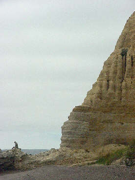 Cliff, Hiker